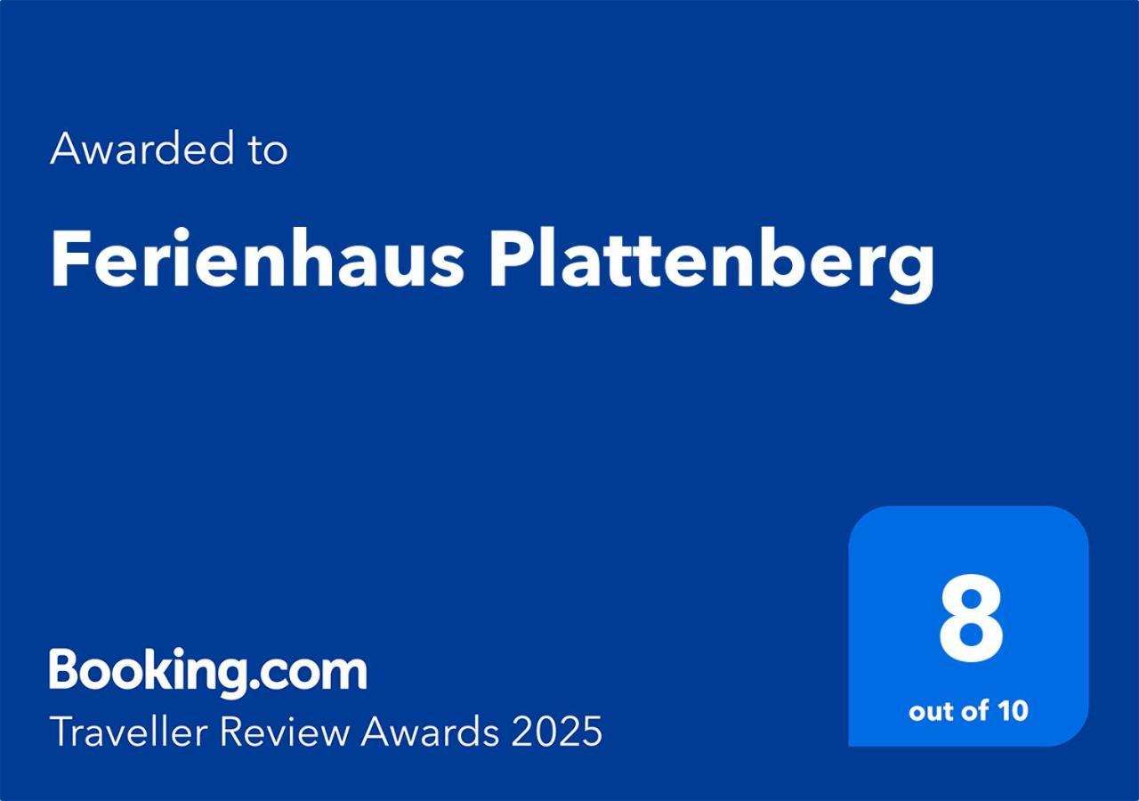 Ferienhaus Plattenberg Бад-Эйнхаузен Экстерьер фото
